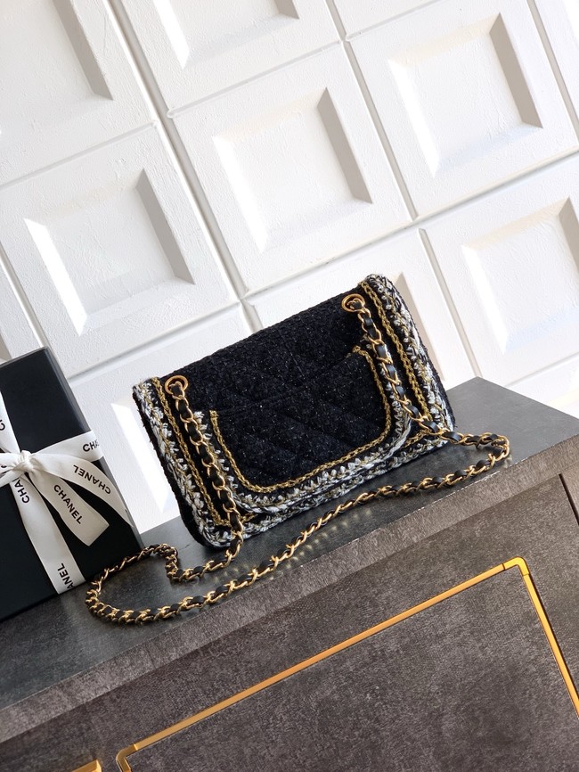 Chanel Small Classic Handbag A01113 black