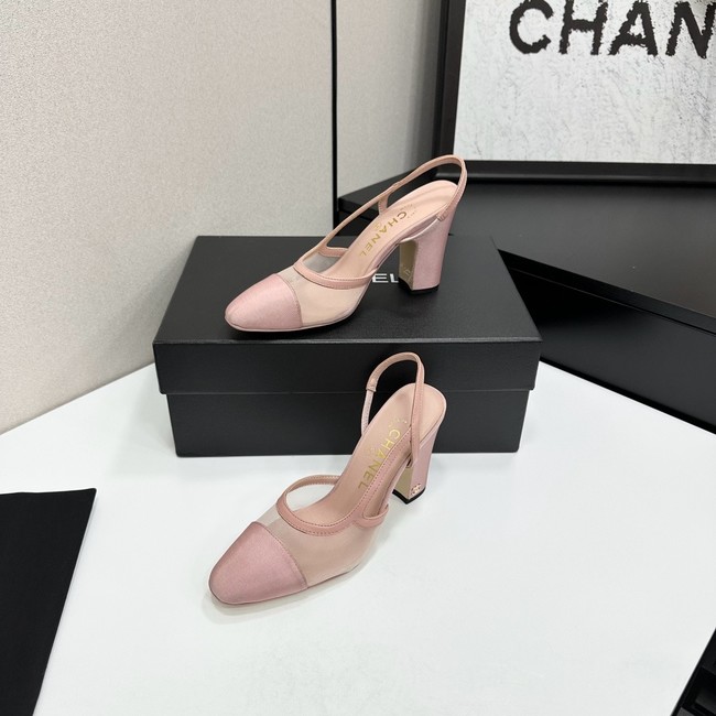 Chanel Slingbacks Mesh & Grosgrain 66937-2