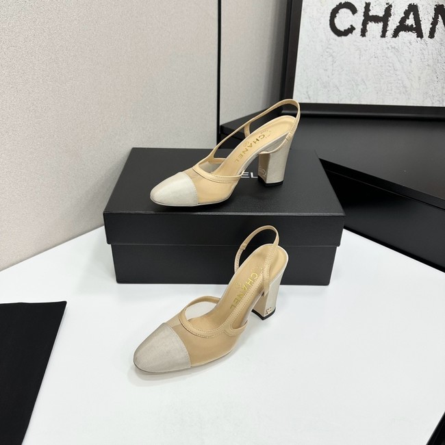 Chanel Slingbacks Mesh & Grosgrain 66937-5