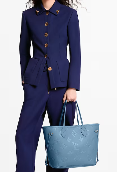 Louis Vuitton Neverfull MM M27358 Blue Jean Louis Vuitton Neverfull MM M27358 Blue Jean