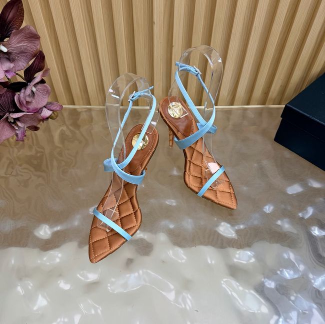 Saint Laurent in satin crepe and rhinestones Heel 10CM 69014-2 Saint Laurent in satin crepe and rhinestones Heel 10CM 69014-2