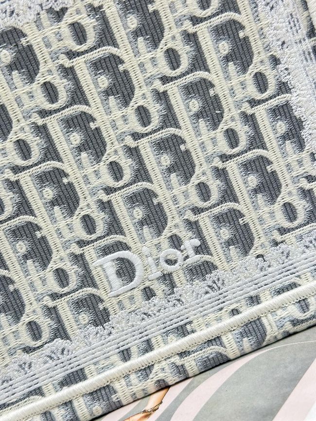 Mini Dior Book Tote with Strap Embroidery M1403PE light gray Mini Dior Book Tote with Strap Embroidery M1403PE light gray
