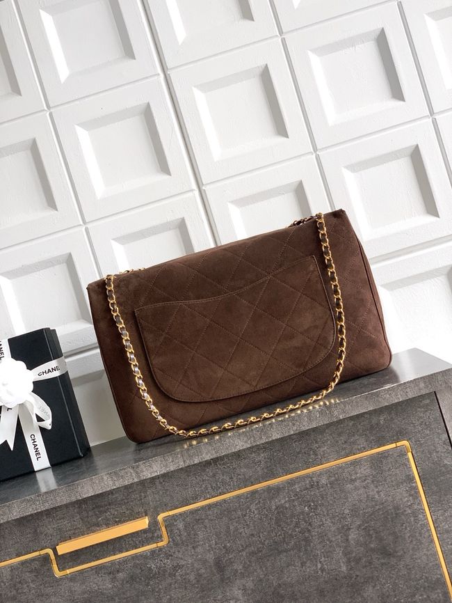 CHANEL Maxi Flapbag AS5640 Dark Brown