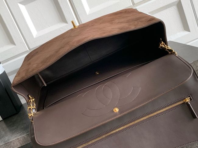 CHANEL Maxi Flapbag AS5640 Dark Brown