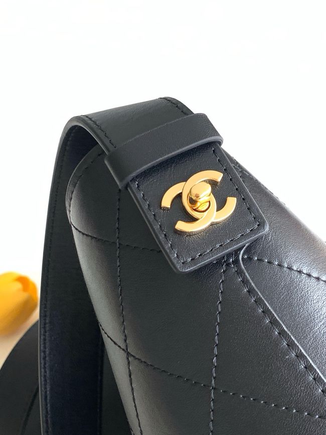 Chanel Lambskin Shoulder Bag AS6268 black