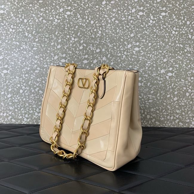 VALENTINO LASEINE Small Handbag WB0T13 golden beige