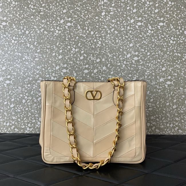 VALENTINO LASEINE Small Handbag WB0T13 golden beige