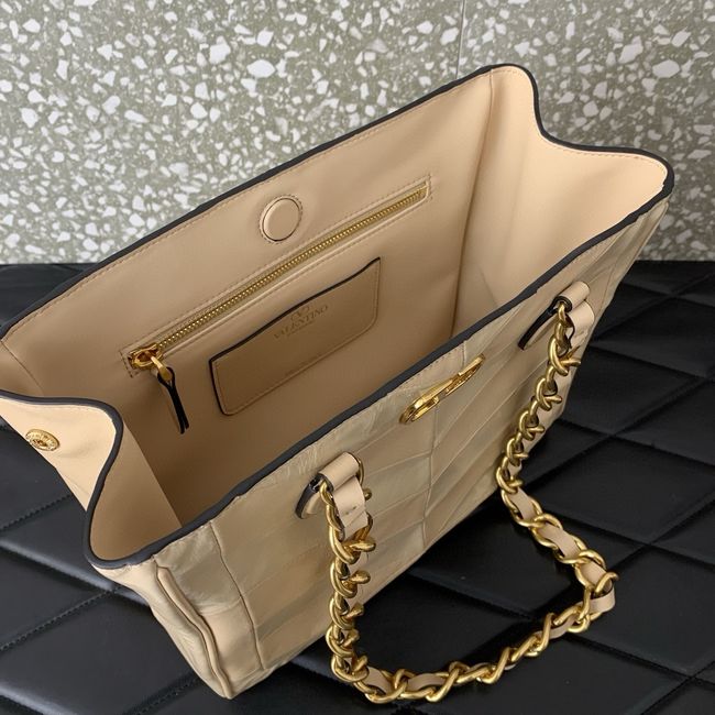VALENTINO LASEINE Small Handbag WB0T13 golden beige