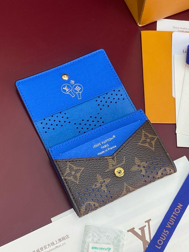 Louis Vuitton Envelope Business Card Holder M29293 blue Louis Vuitton Envelope Business Card Holder M29293 blue