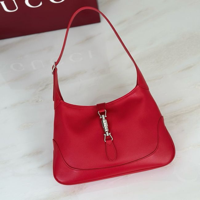 Gucci Jackie 1961 medium shoulder bag leather 863136 red