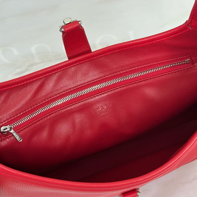 Gucci Jackie 1961 medium shoulder bag leather 863136 red