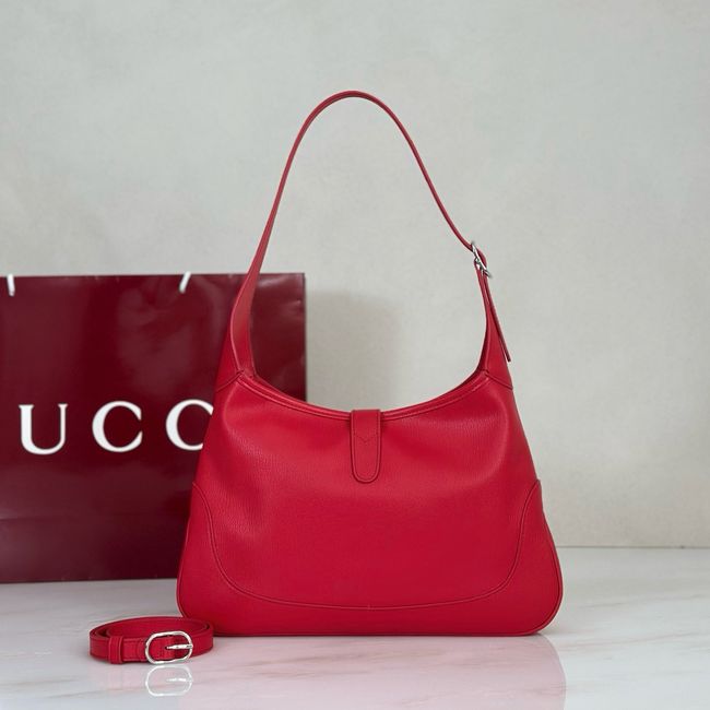 Gucci Jackie 1961 medium shoulder bag leather 863136 red
