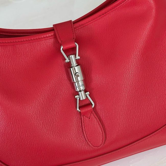 Gucci Jackie 1961 medium shoulder bag leather 863136 red