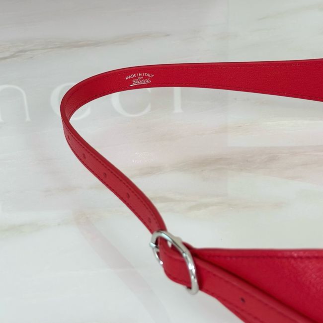 Gucci Jackie 1961 medium shoulder bag leather 863136 red