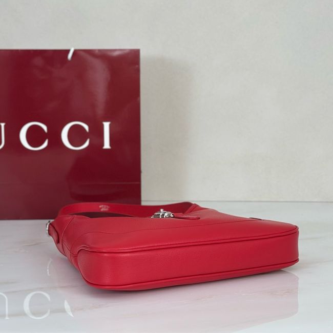 Gucci Jackie 1961 medium shoulder bag leather 863136 red