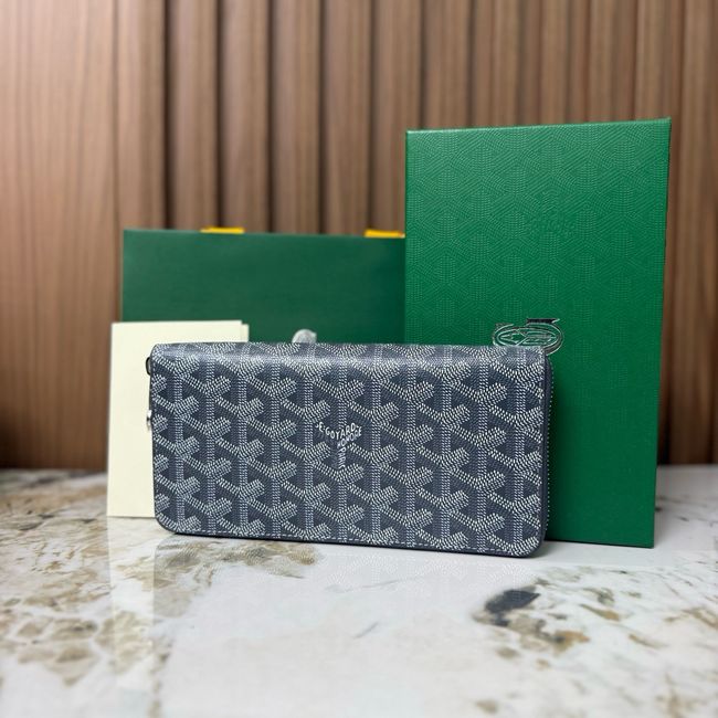 Goyard MATIGNON zip Wallet CL50P gray Goyard MATIGNON zip Wallet CL50P gray