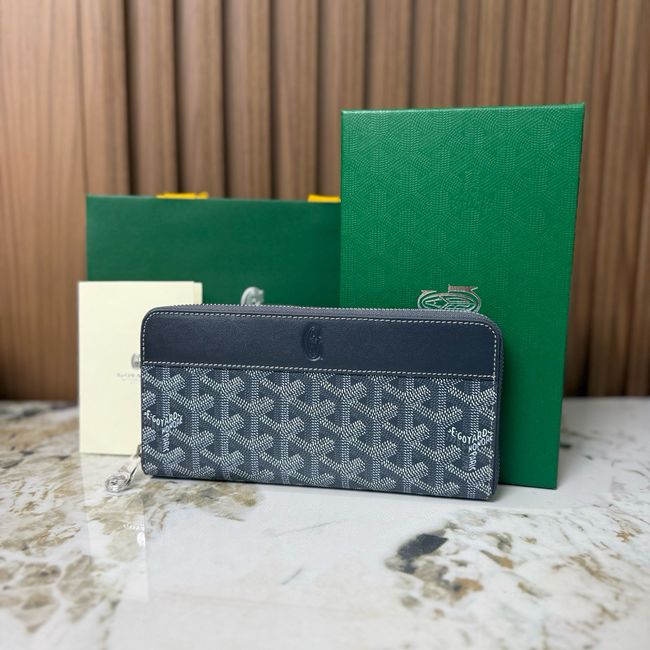 Goyard MATIGNON zip Wallet CL50P gray Goyard MATIGNON zip Wallet CL50P gray