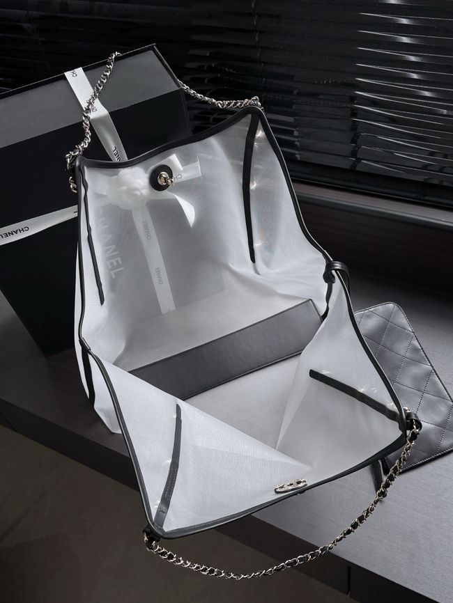 Chanel Large Shopping Bag AS5463 Transparent & Black Chanel Large Shopping Bag AS5463 Transparent & Black