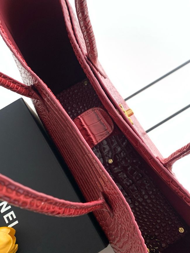 Chanel Large Shopping Bag AS6239 Burgundy Chanel Large Shopping Bag AS6239 Burgundy