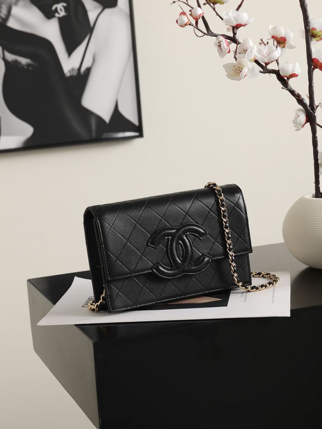 CHANEL Wallet on Chain AP5455 black