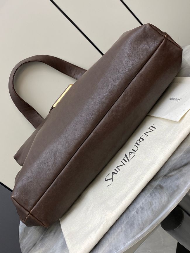 Yves Saint Laurent ICARE MAXI SHOPPING BAG 698651 dark brown Yves Saint Laurent ICARE MAXI SHOPPING BAG 698651 dark brown