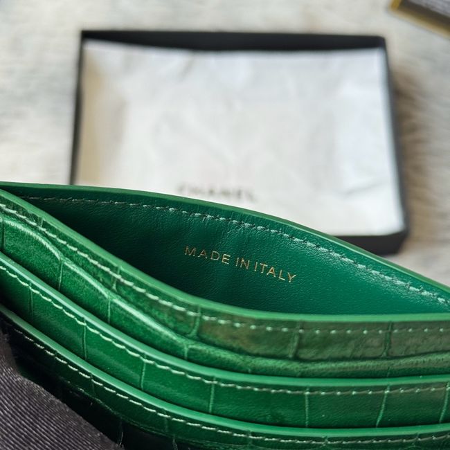 Chanel Card Holder AP5397 green Chanel Card Holder AP5397 green