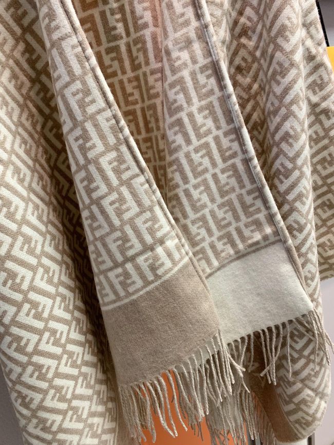 Fendi Shawl Wool Silk and Cotton 06389-2