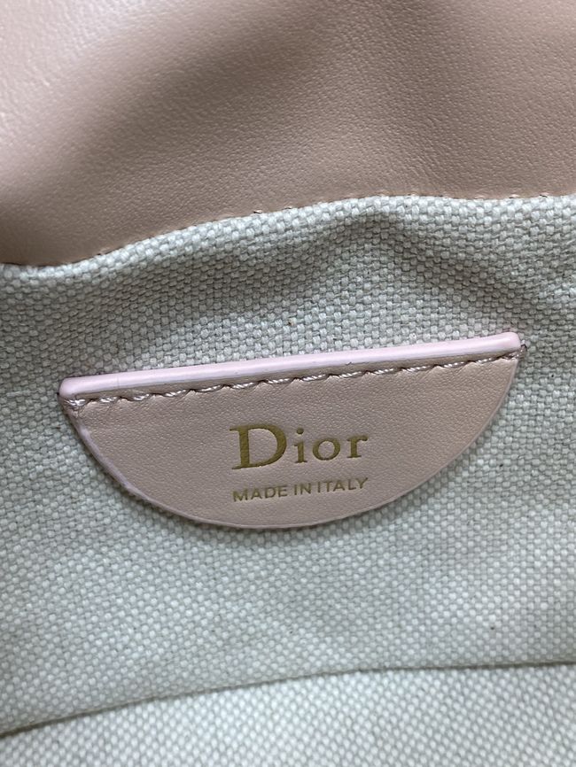 Dior Adiorable Mini Bucket Bag Cannage Lambskin S2426 pink Dior Adiorable Mini Bucket Bag Cannage Lambskin S2426 pink