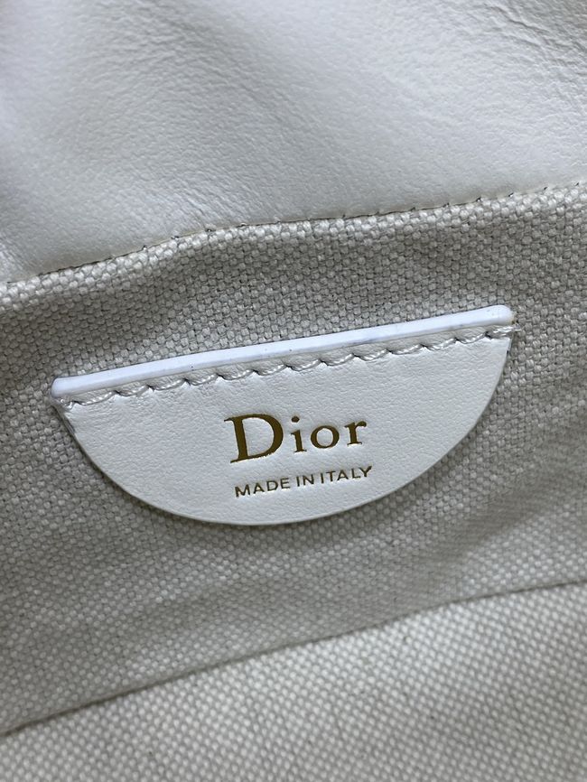 Dior Adiorable Mini Bucket Bag Cannage Lambskin S2426 white Dior Adiorable Mini Bucket Bag Cannage Lambskin S2426 white