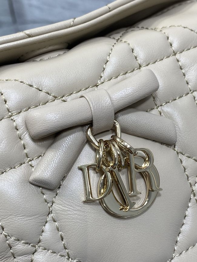 Dior Adiorable Top Handle Mini Bag Macrocannage Lambskin S1713OGY Cream Dior Adiorable Top Handle Mini Bag Macrocannage Lambskin S1713OGY Cream