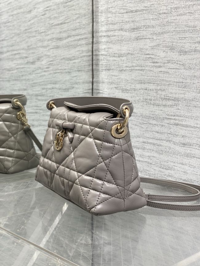 Dior Adiorable Top Handle Mini Bag Macrocannage Lambskin S1713OGY dark gray Dior Adiorable Top Handle Mini Bag Macrocannage Lambskin S1713OGY dark gray
