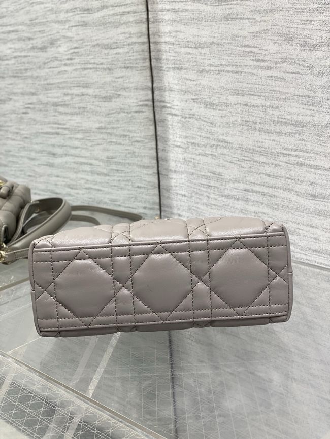 Dior Adiorable Top Handle Mini Bag Macrocannage Lambskin S1713OGY dark gray Dior Adiorable Top Handle Mini Bag Macrocannage Lambskin S1713OGY dark gray
