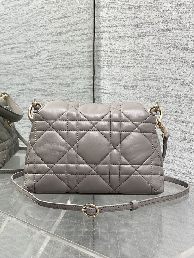 Dior Adiorable Top Handle Mini Bag Macrocannage Lambskin S1713OGY dark gray Dior Adiorable Top Handle Mini Bag Macrocannage Lambskin S1713OGY dark gray