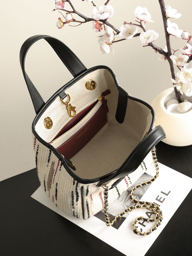 Chanel Mini Shopping Bag AS6199 White Chanel Mini Shopping Bag AS6199 White