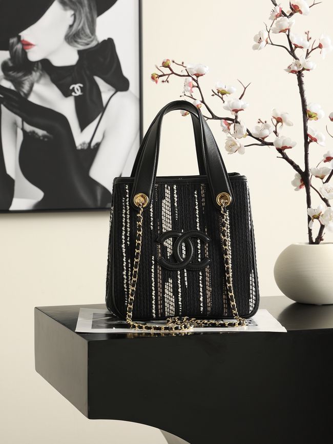Chanel Mini Shopping Bag AS6199 black
