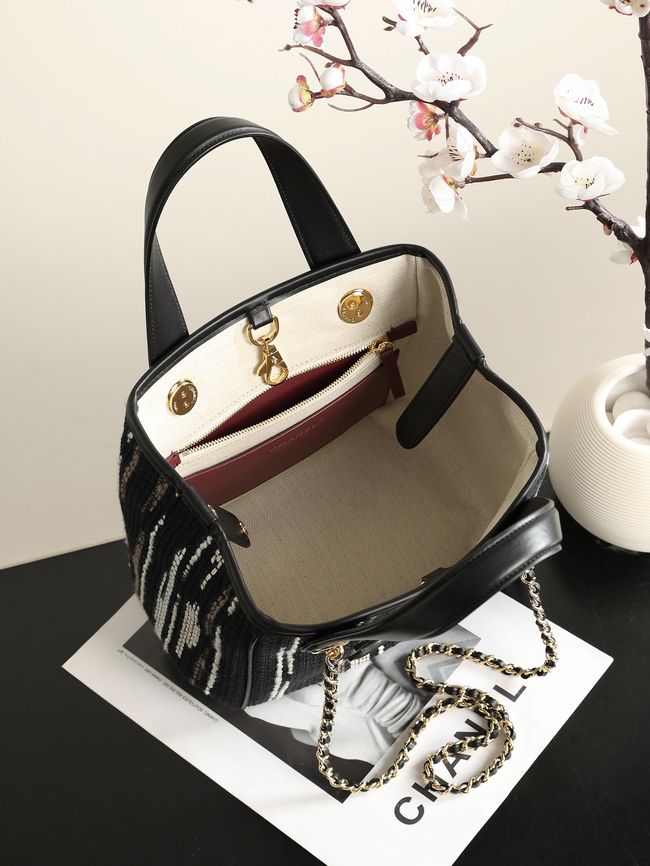 Chanel Mini Shopping Bag AS6199 black