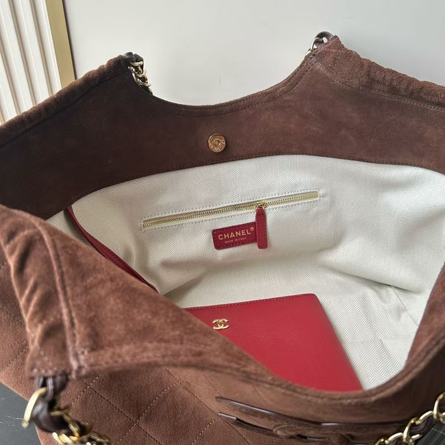 Chanel Shopping Bag AS6475 dark brown