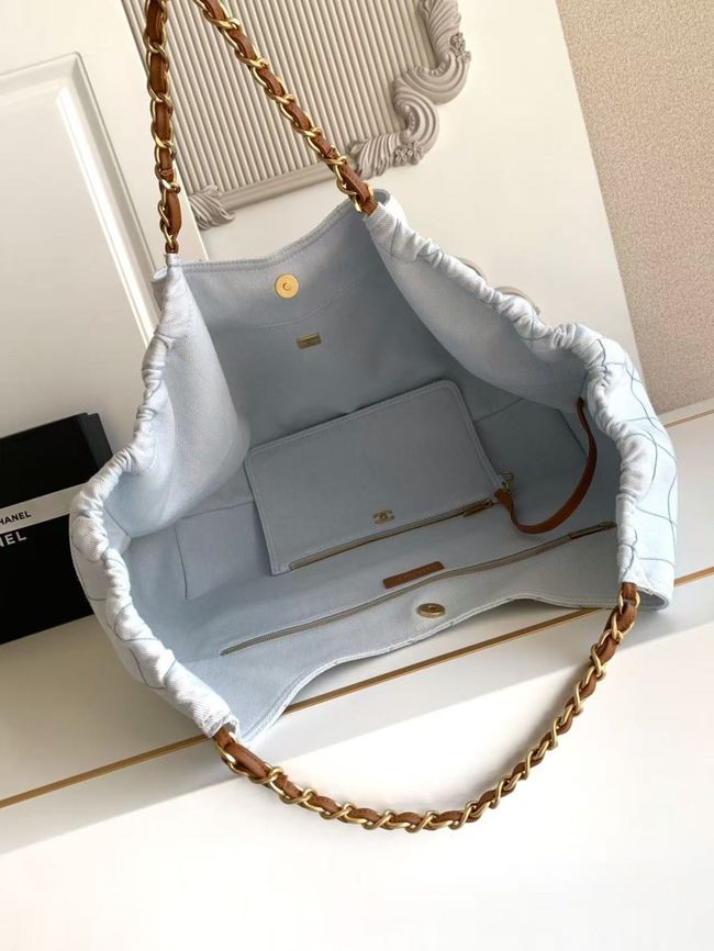 Chanel Shopping Bag AS6475 sky Blue