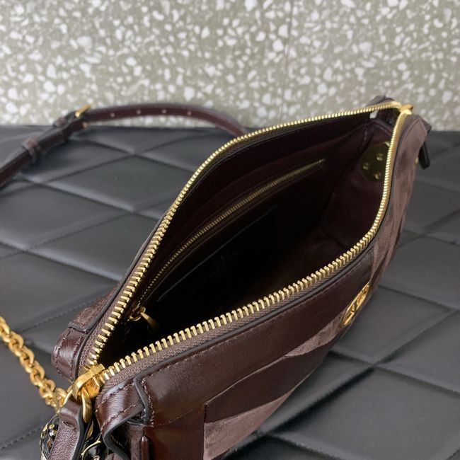 VALENTINO PANTHEA Small bag WB0S99 dark brown