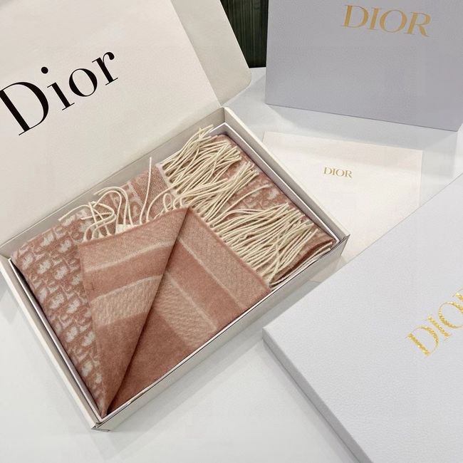Dior Oblique Scarf Cashmere 9I093-1