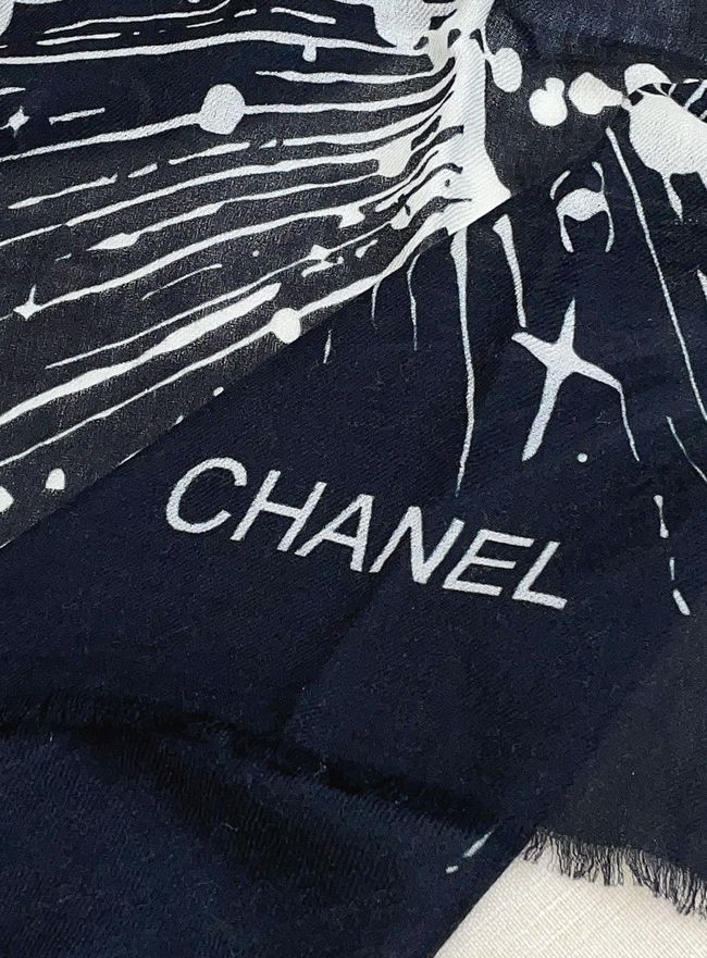 Chanel cashmere scarf AAC489-1