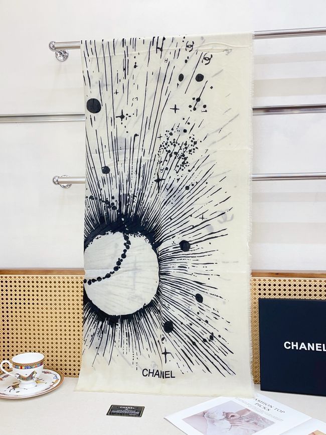 Chanel cashmere scarf AAC489-2