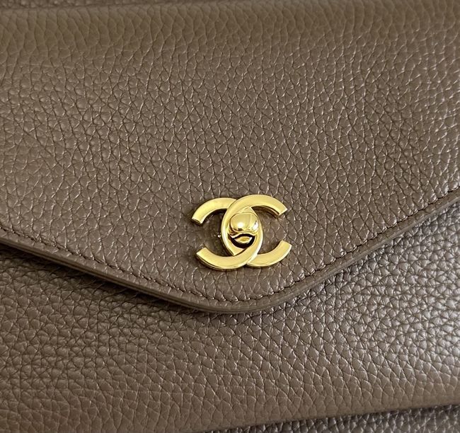 Chanel Shopping Bag Grained Calfskin AS6483 brown Chanel Shopping Bag Grained Calfskin AS6483 brown