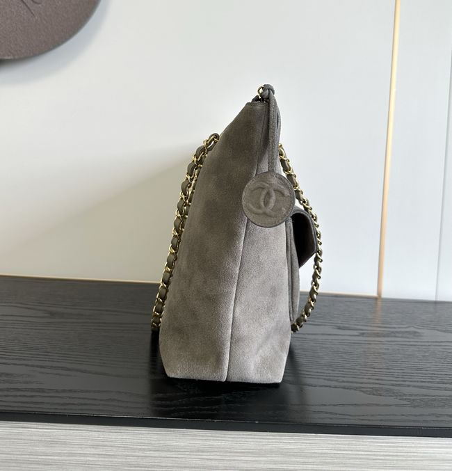 Chanel Shopping Bag Suede AS6483 gary