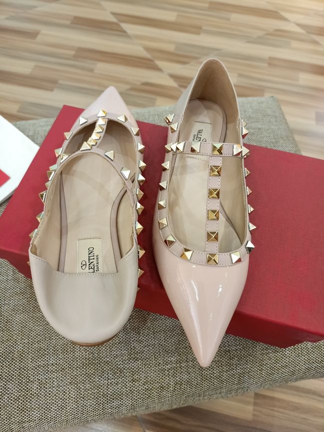 Valentino ROCKSTUD patent leather studded ballet flats WS0403V-1