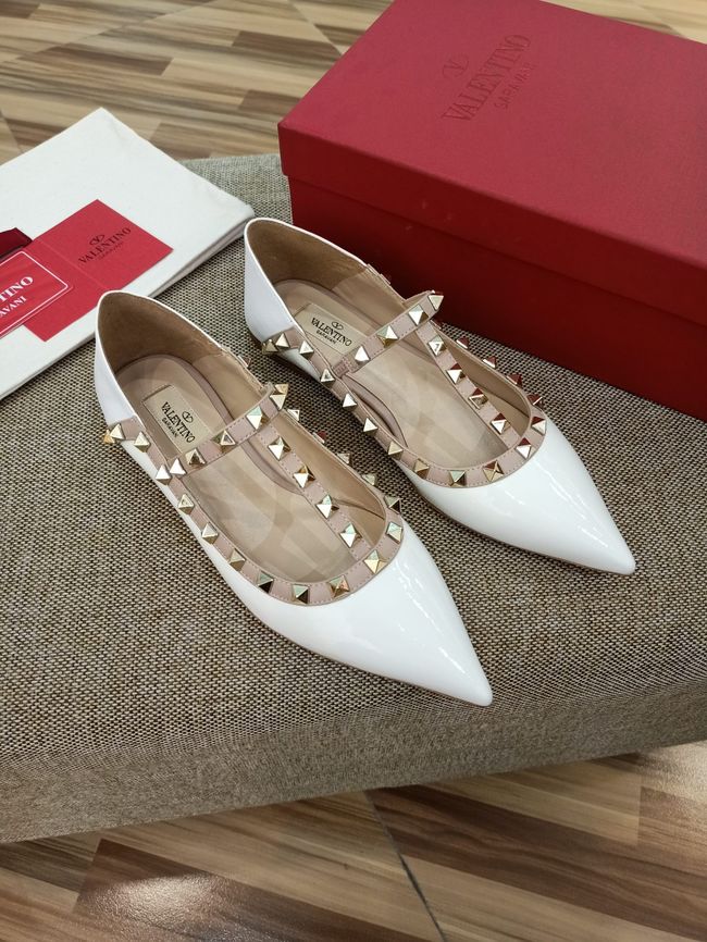 Valentino ROCKSTUD patent leather studded ballet flats WS0403V-2