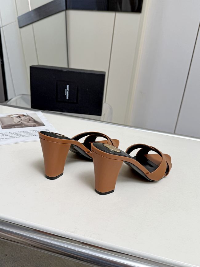 Saint Laurent mule sandals leather 7.5CM F6630-1