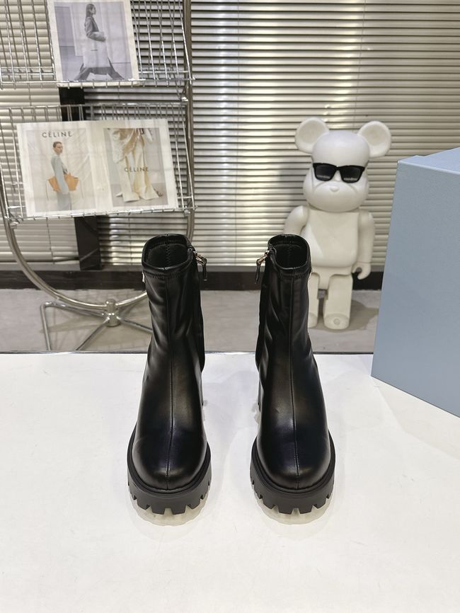 Prada Monolith brushed leather Chelsea boots G085-9