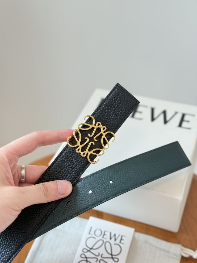 Loewe Cowhide Double-Sided Anagram Belt 35MM 26X03-5