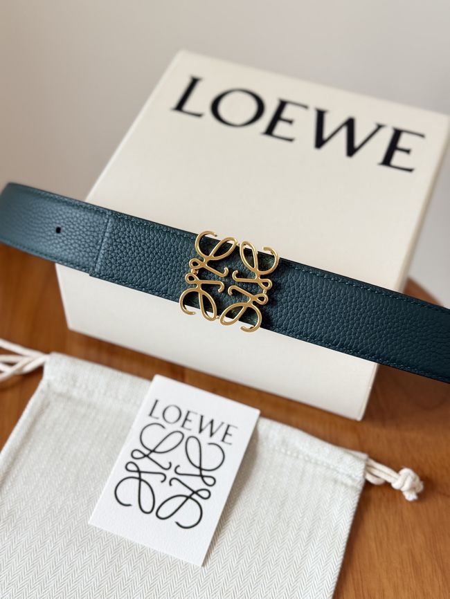 Loewe Cowhide Double-Sided Anagram Belt 35MM 26X03-5